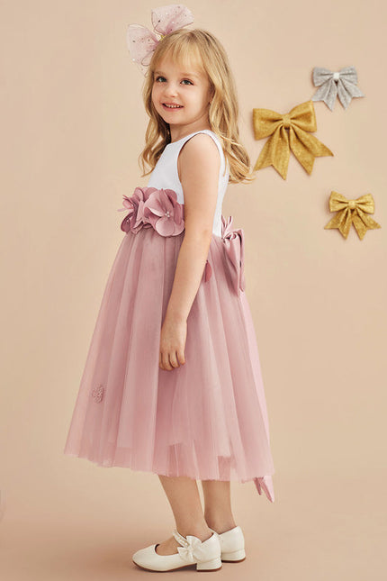 Robe Midi Fleur De Satin - gallery 2