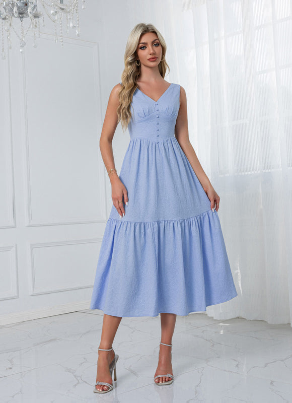 Robe Midi Manches Bouffantes - gallery 3