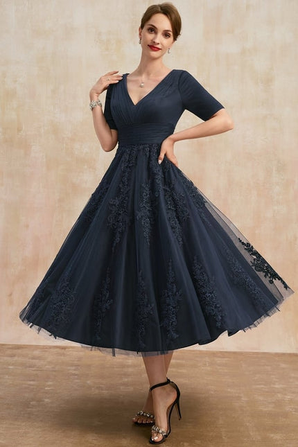 Robe Midi Châtaigne Couture - gallery 3