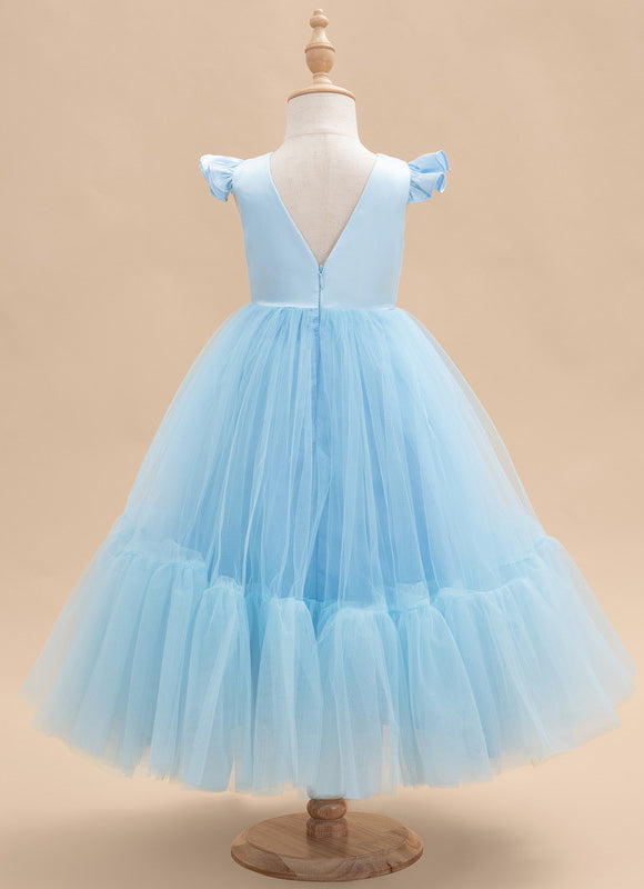 Robe Midi Tulle Bleu Pâle - gallery 2