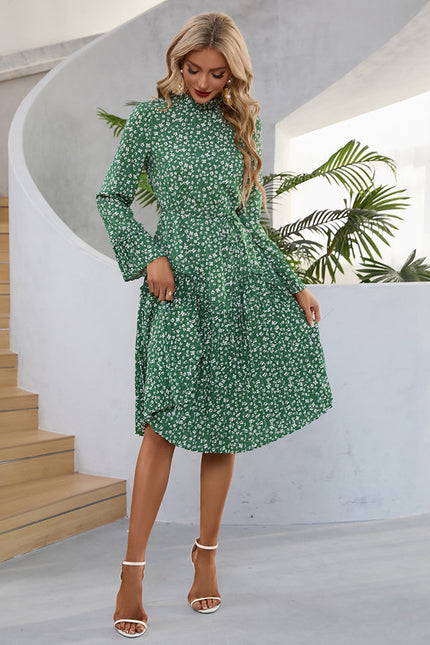 Robe Midi Midi Fleurie - gallery 1