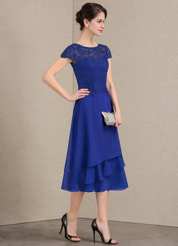 Robe Midi Élégance Azurante - gallery 2
