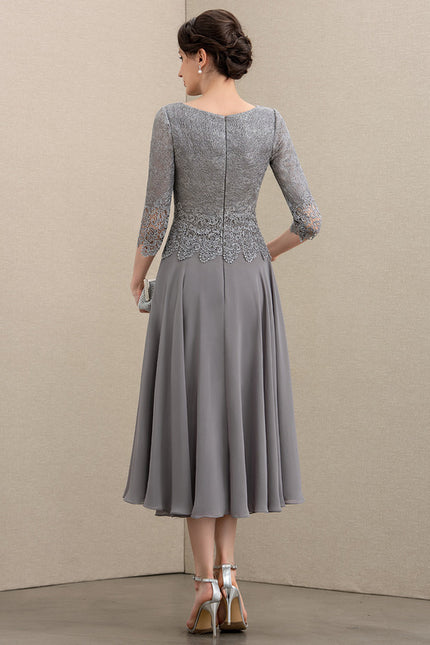 Robe Midi Flottante Lavande - gallery 1
