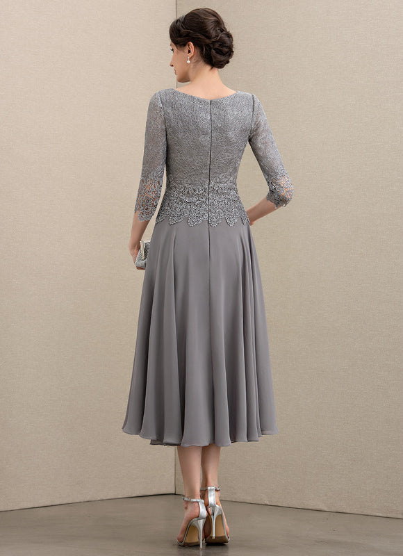 Robe Midi Flottante Lavande - gallery 1