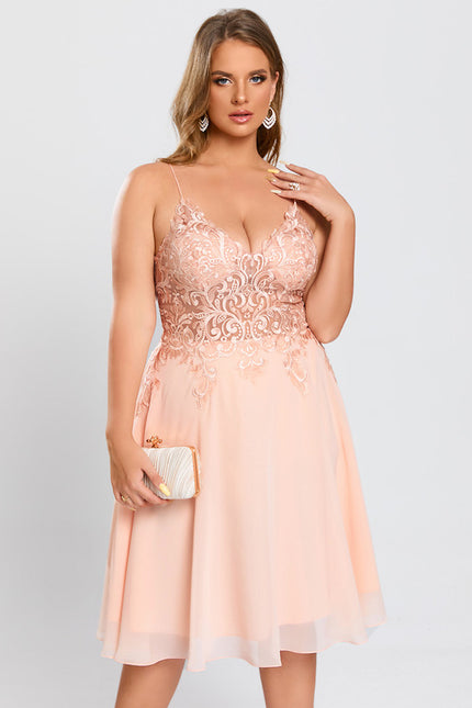 Robe Midi Aérienne Corail - gallery 4