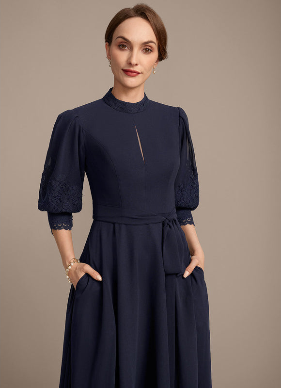 Robe Midi Mousseline Chic - gallery 1