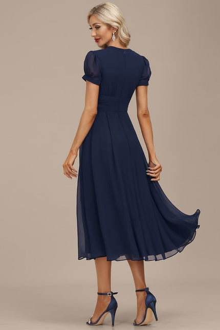 Robe Midi Chiffon Nuit - gallery 3