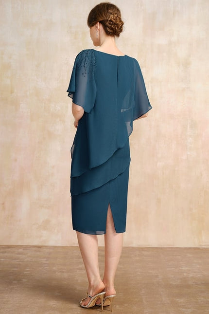 Robe Midi Ondulée Émeraude - gallery 6