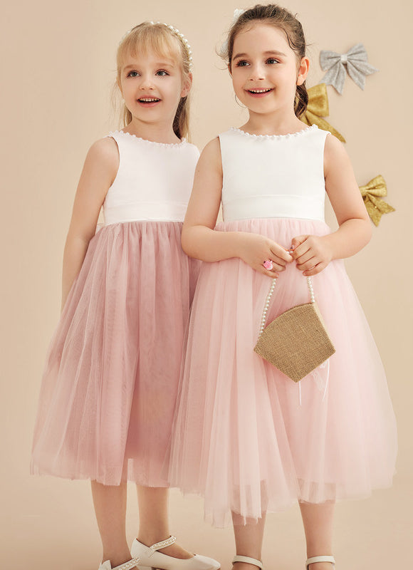 Robe Midi Satinée Poudrée - gallery 7