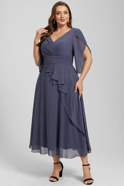 Robe Midi Fluide Élégante - gallery 9