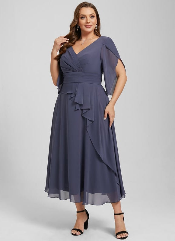 Robe Midi Fluide Élégante - gallery 9