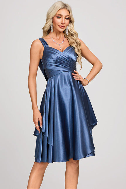 Robe Midi Élégance Satinée - gallery 4