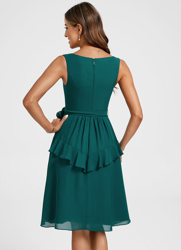 Robe Midi Vert Sauge - gallery 5