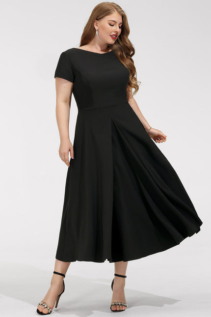 Robe Midi Charme Noir - gallery 8