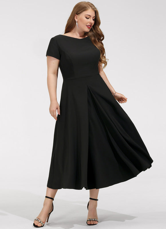 Robe Midi Charme Noir - gallery 8