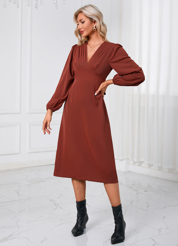 Robe Midi Sienna Élégante - gallery 3