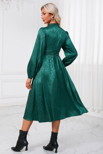 Robe Midi Éclat Émeraude