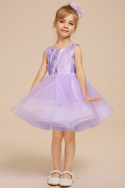 Robe Midi Lilas Aérée - gallery 4