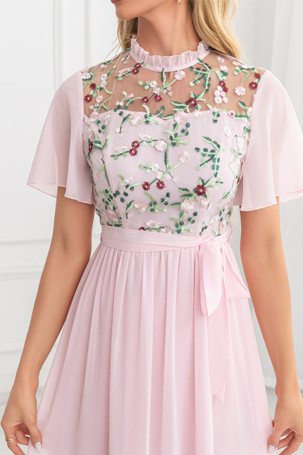 Robe Midi Illusion Florale - gallery 3