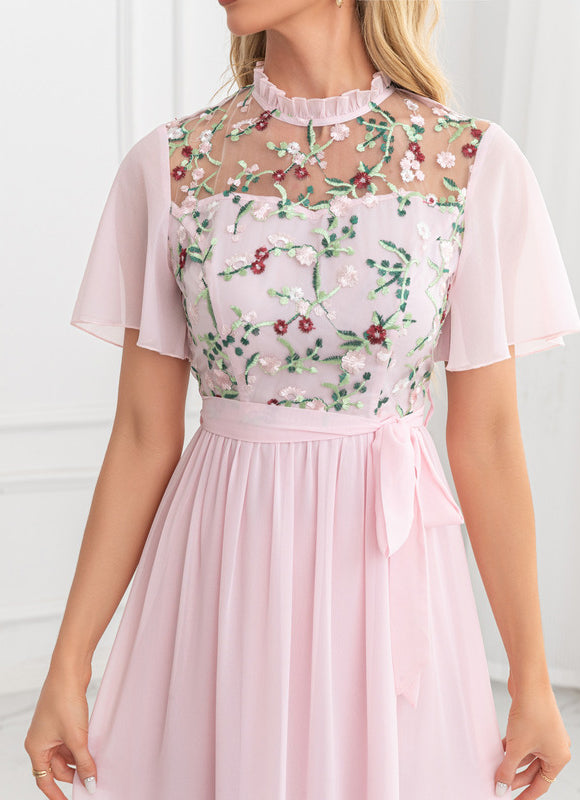Robe Midi Illusion Florale - gallery 3