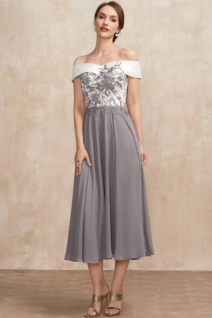 Robe Midi Aube Satinée - gallery 5