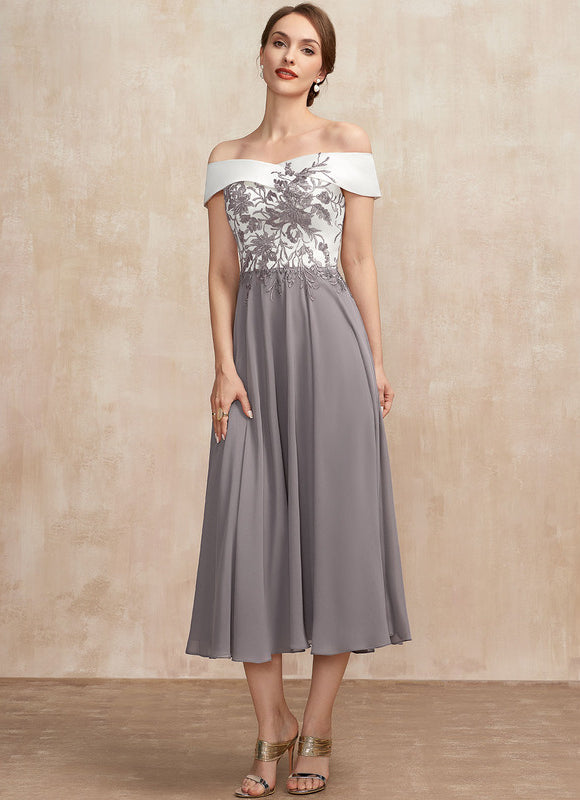Robe Midi Aube Satinée - gallery 5