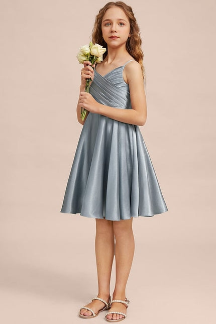 Robe Midi Satinée Aérienne