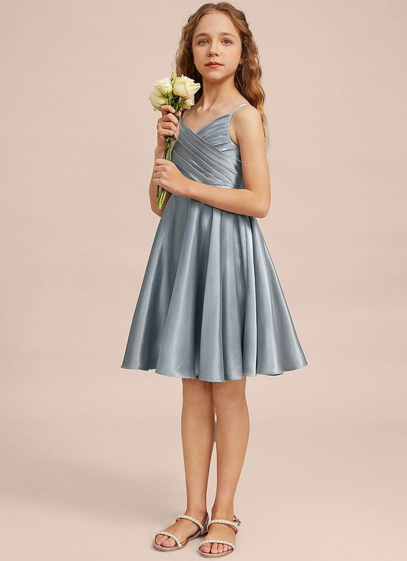 Robe Midi Satinée Aérienne