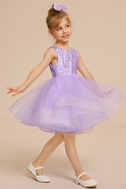 Robe Midi Lilas Aérée