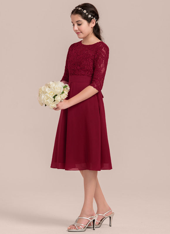 Robe Midi Bleu Élégance Aérienne - gallery 2