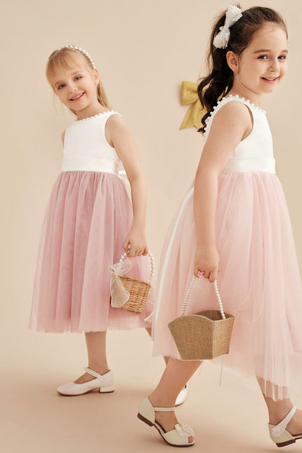 Robe Midi Satinée Poudrée - gallery 5
