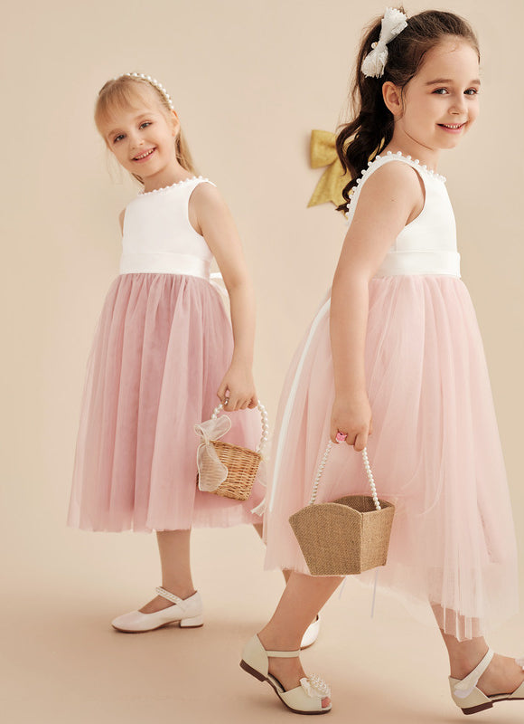 Robe Midi Satinée Poudrée - gallery 5