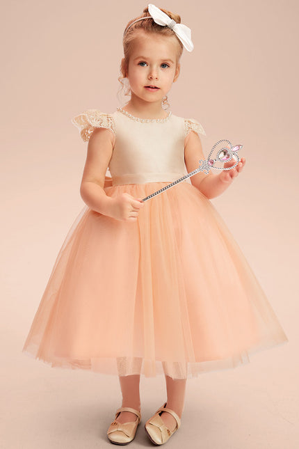 Robe Midi Pêche Élégante - gallery 5