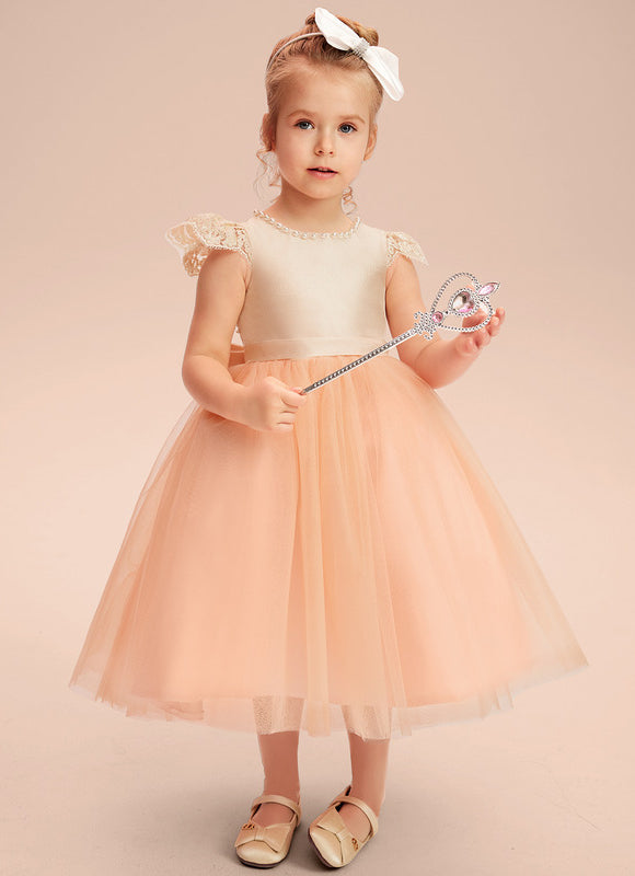 Robe Midi Pêche Élégante - gallery 5