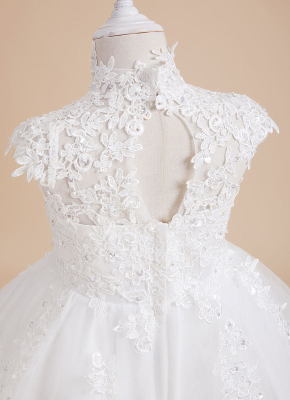 Robe Midi Tulle Perlée - gallery 4