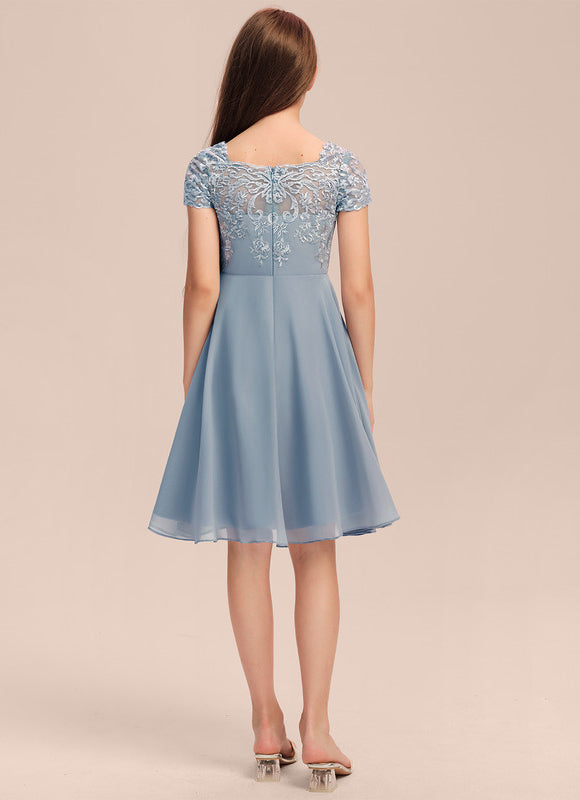 Robe Midi Aquarelle Céleste - gallery 2