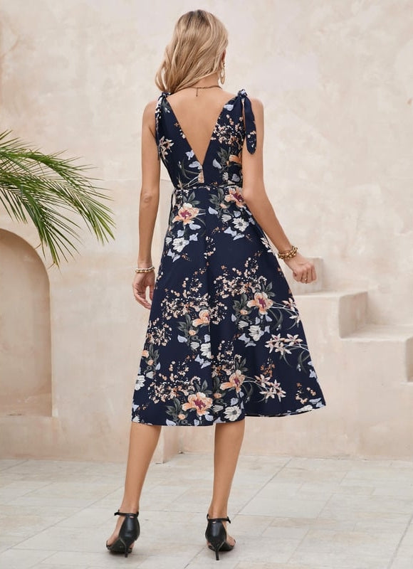 Robe Midi Chic En Polyester - gallery 3