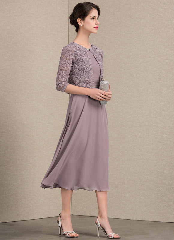 Robe Midi Prune - gallery 2