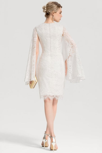 Robe Midi Dentelle Éclatante - gallery 3
