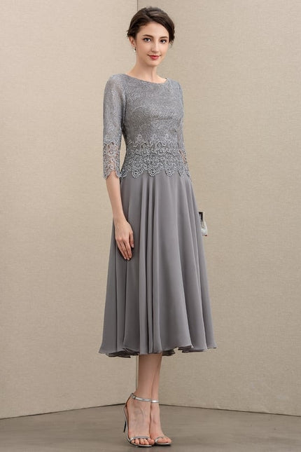 Robe Midi Flottante Lavande - gallery 3