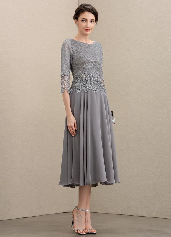 Robe Midi Flottante Lavande - gallery 3
