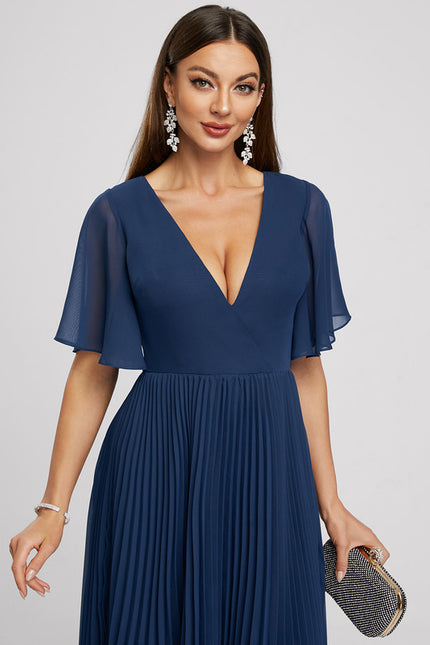 Robe Midi Ondée Élégante - gallery 1
