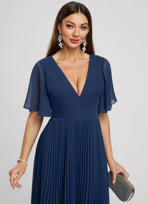Robe Midi Ondée Élégante - gallery 1
