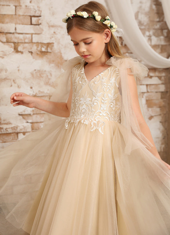Robe Midi Tulle Beige - gallery 9