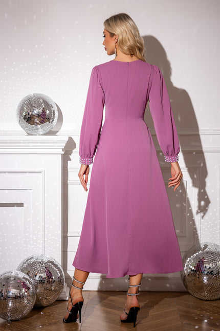 Robe Midi Manches Bouffantes - gallery 1