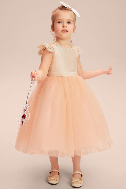 Robe Midi Pêche Élégante - gallery 6