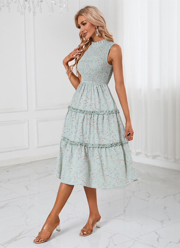 Robe Midi Midi Aquarelle - gallery 2