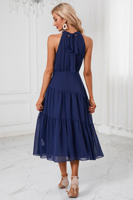 Robe Midi Chiffon Trapèze - gallery 2