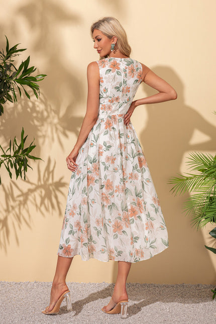 Robe Midi Florale Légère - gallery 3