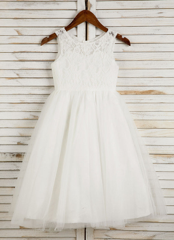 Robe Midi Écru Enfant - gallery 4